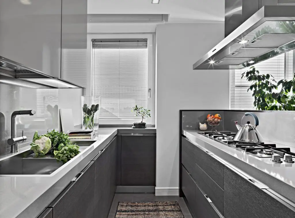 Modern Kitchen Interior with Island Kitchen