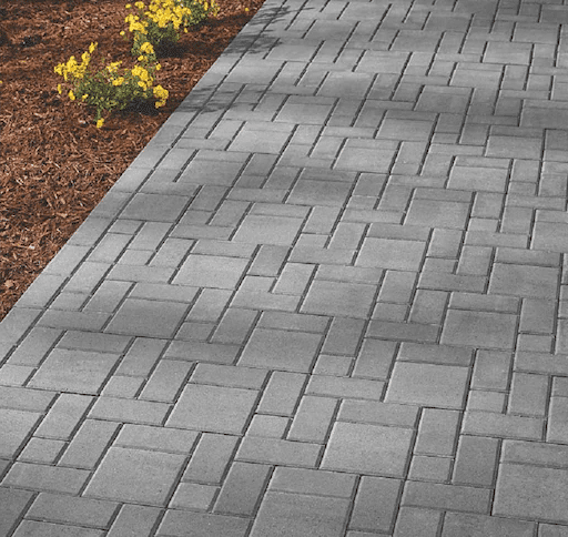 brick driveway